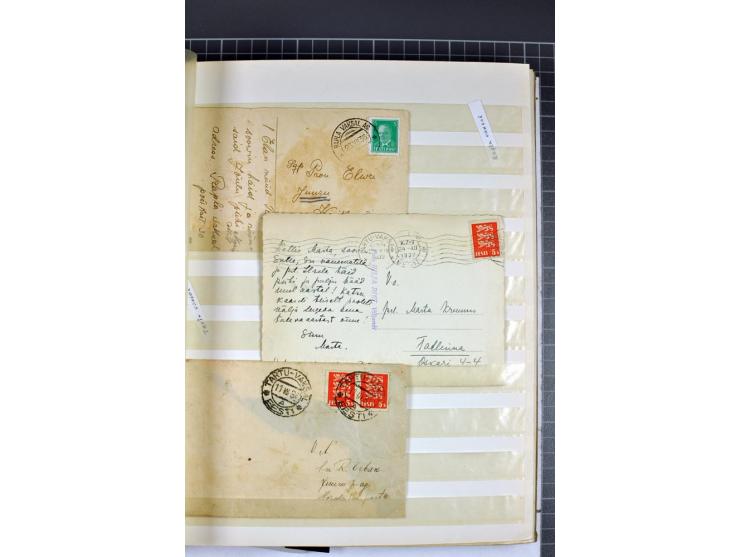  1853/1940, umfangreiche und sehr interessante Sammlung von über 200 Briefe und Karten, dabei u.a. vorphilatelitische Briefe,