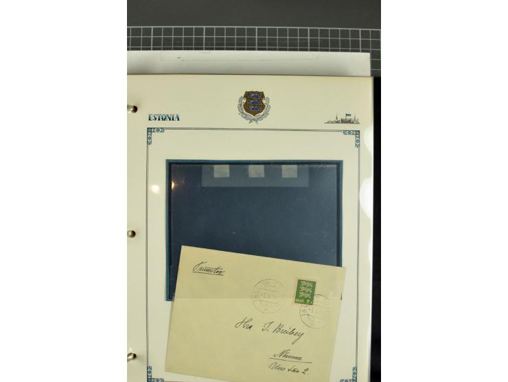  1853/1940, umfangreiche und sehr interessante Sammlung von über 200 Briefe und Karten, dabei u.a. vorphilatelitische Briefe,