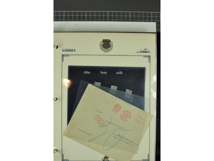  1853/1940, umfangreiche und sehr interessante Sammlung von über 200 Briefe und Karten, dabei u.a. vorphilatelitische Briefe,
