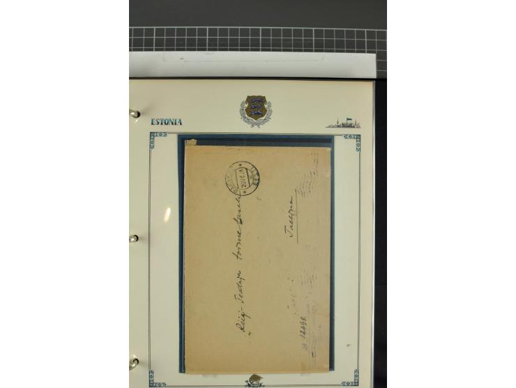 1853/1940, umfangreiche und sehr interessante Sammlung von über 200 Briefe und Karten, dabei u.a. vorphilatelitische Briefe,