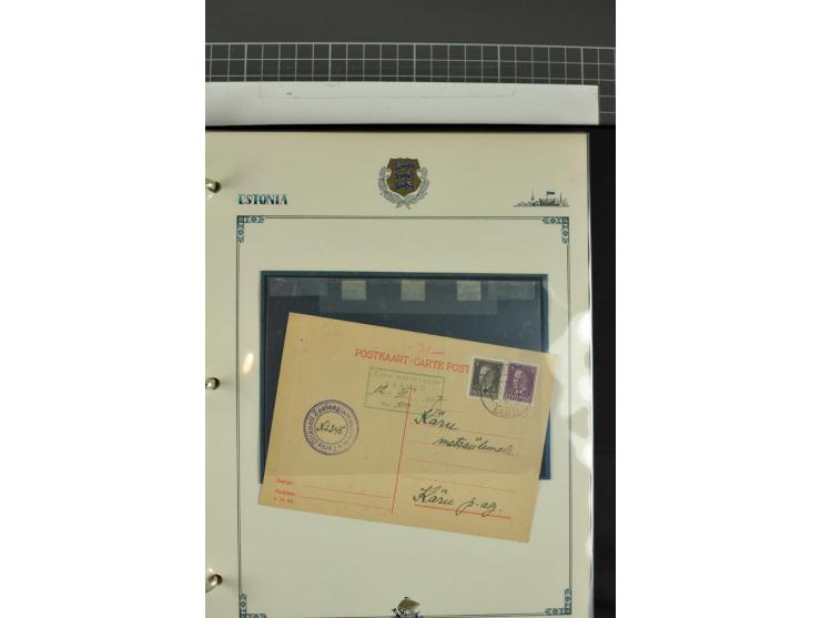  1853/1940, umfangreiche und sehr interessante Sammlung von über 200 Briefe und Karten, dabei u.a. vorphilatelitische Briefe,
