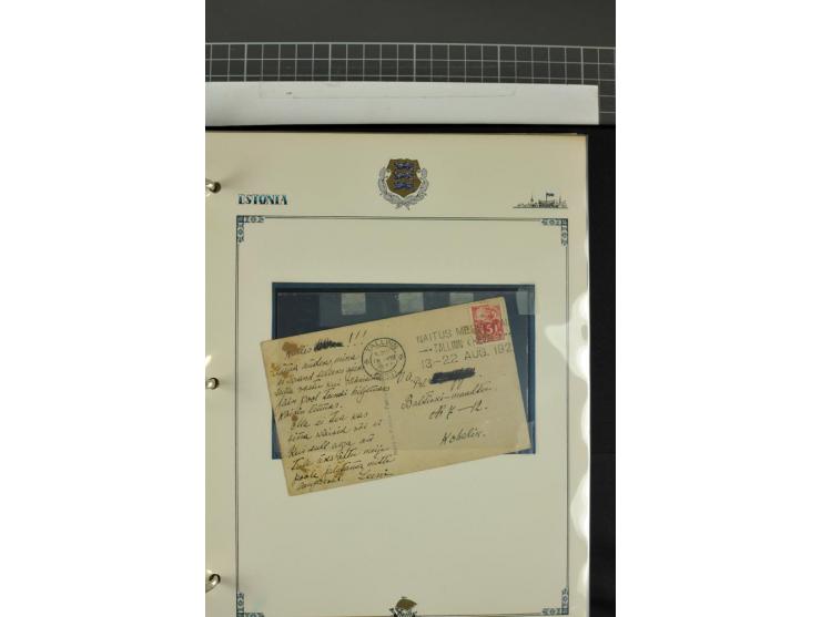  1853/1940, umfangreiche und sehr interessante Sammlung von über 200 Briefe und Karten, dabei u.a. vorphilatelitische Briefe,