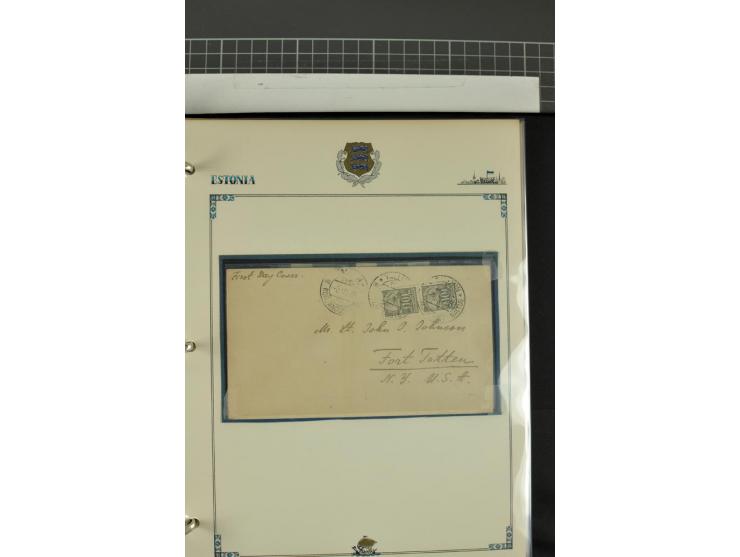  1853/1940, umfangreiche und sehr interessante Sammlung von über 200 Briefe und Karten, dabei u.a. vorphilatelitische Briefe,