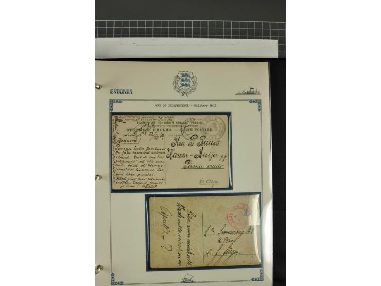  1853/1940, umfangreiche und sehr interessante Sammlung von über 200 Briefe und Karten, dabei u.a. vorphilatelitische Briefe,