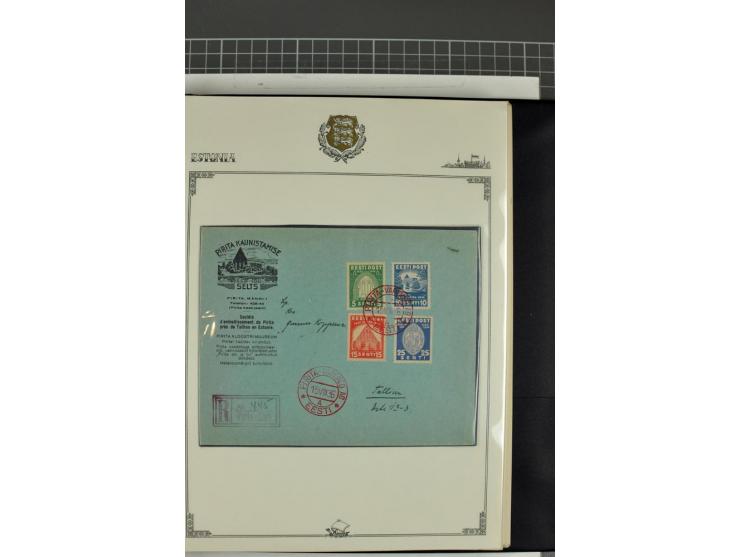  1853/1940, umfangreiche und sehr interessante Sammlung von über 200 Briefe und Karten, dabei u.a. vorphilatelitische Briefe,