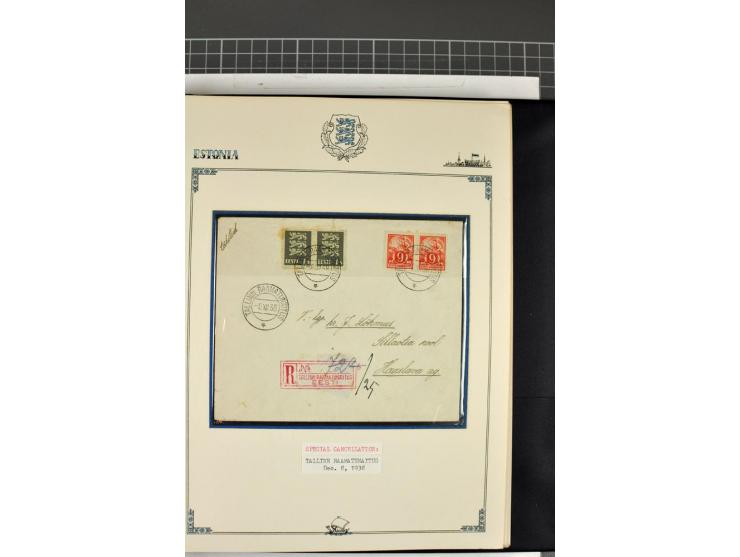  1853/1940, umfangreiche und sehr interessante Sammlung von über 200 Briefe und Karten, dabei u.a. vorphilatelitische Briefe,