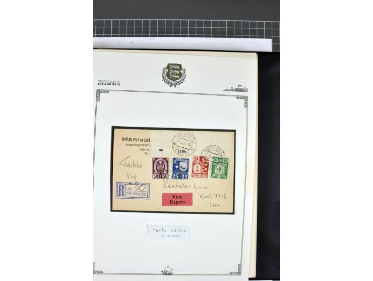  1853/1940, umfangreiche und sehr interessante Sammlung von über 200 Briefe und Karten, dabei u.a. vorphilatelitische Briefe,
