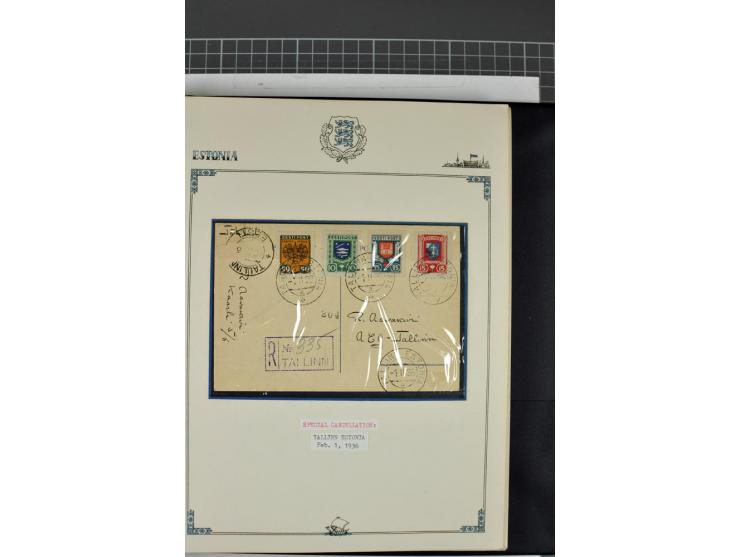  1853/1940, umfangreiche und sehr interessante Sammlung von über 200 Briefe und Karten, dabei u.a. vorphilatelitische Briefe,