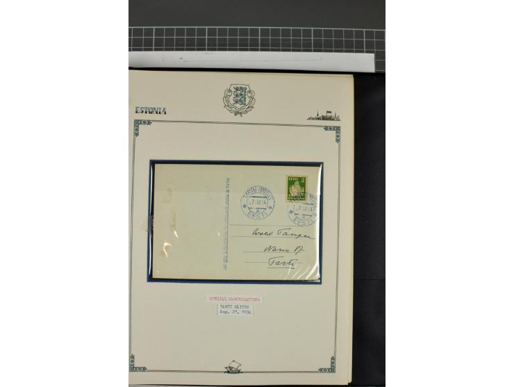  1853/1940, umfangreiche und sehr interessante Sammlung von über 200 Briefe und Karten, dabei u.a. vorphilatelitische Briefe,