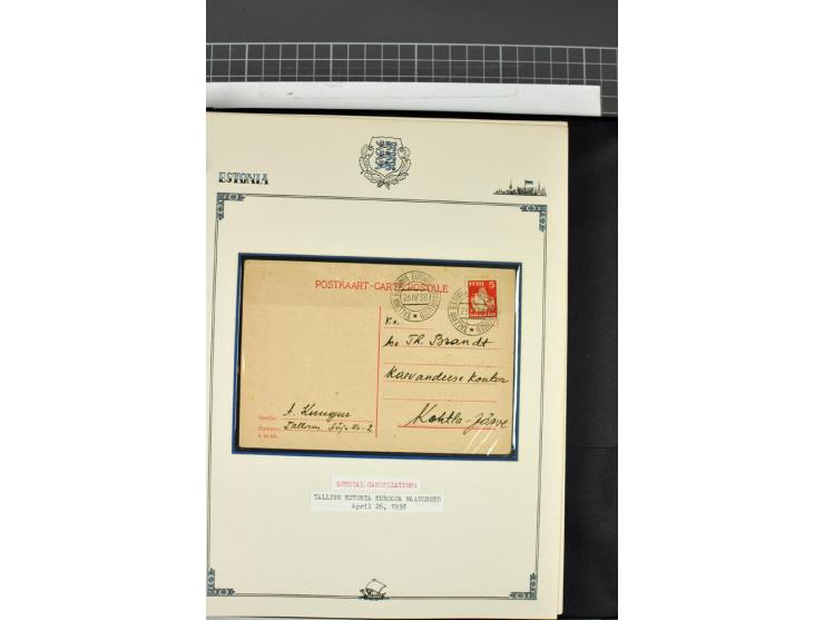  1853/1940, umfangreiche und sehr interessante Sammlung von über 200 Briefe und Karten, dabei u.a. vorphilatelitische Briefe,