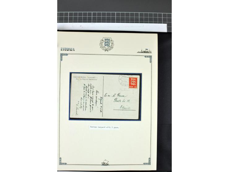  1853/1940, umfangreiche und sehr interessante Sammlung von über 200 Briefe und Karten, dabei u.a. vorphilatelitische Briefe,