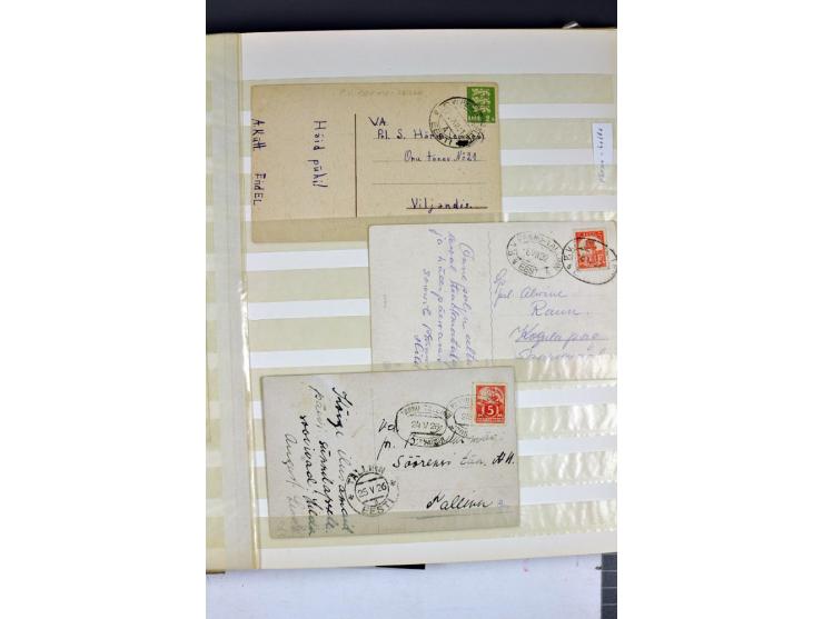  1853/1940, umfangreiche und sehr interessante Sammlung von über 200 Briefe und Karten, dabei u.a. vorphilatelitische Briefe,