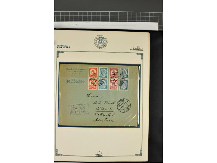  1853/1940, umfangreiche und sehr interessante Sammlung von über 200 Briefe und Karten, dabei u.a. vorphilatelitische Briefe,