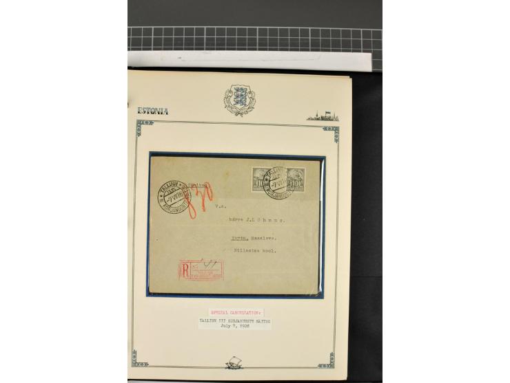  1853/1940, umfangreiche und sehr interessante Sammlung von über 200 Briefe und Karten, dabei u.a. vorphilatelitische Briefe,