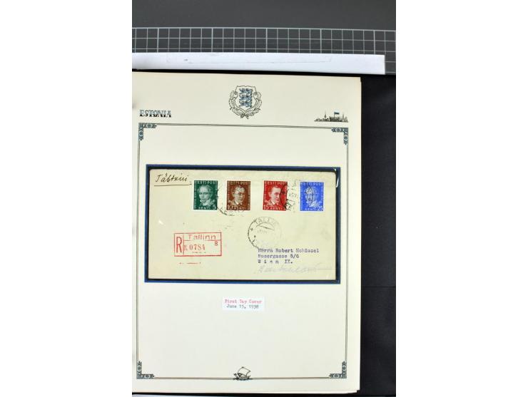  1853/1940, umfangreiche und sehr interessante Sammlung von über 200 Briefe und Karten, dabei u.a. vorphilatelitische Briefe,