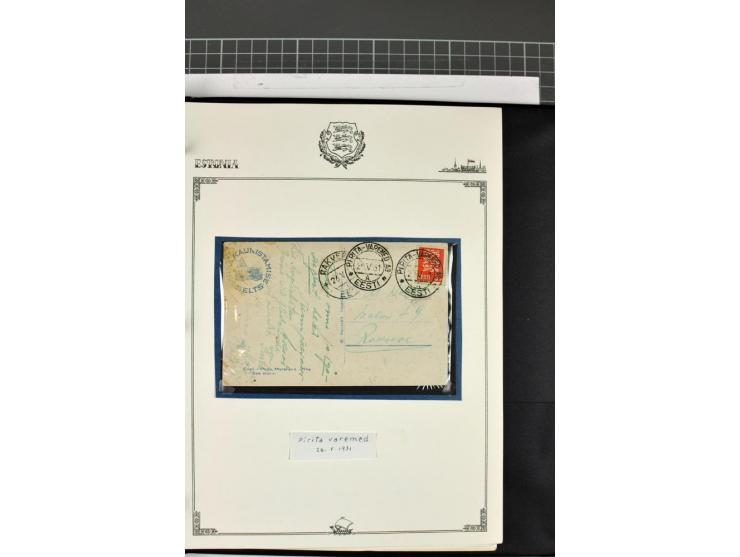  1853/1940, umfangreiche und sehr interessante Sammlung von über 200 Briefe und Karten, dabei u.a. vorphilatelitische Briefe,