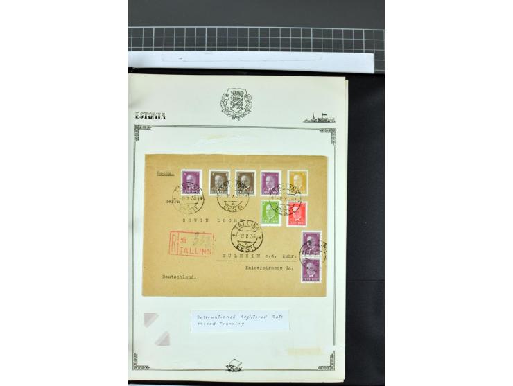  1853/1940, umfangreiche und sehr interessante Sammlung von über 200 Briefe und Karten, dabei u.a. vorphilatelitische Briefe,