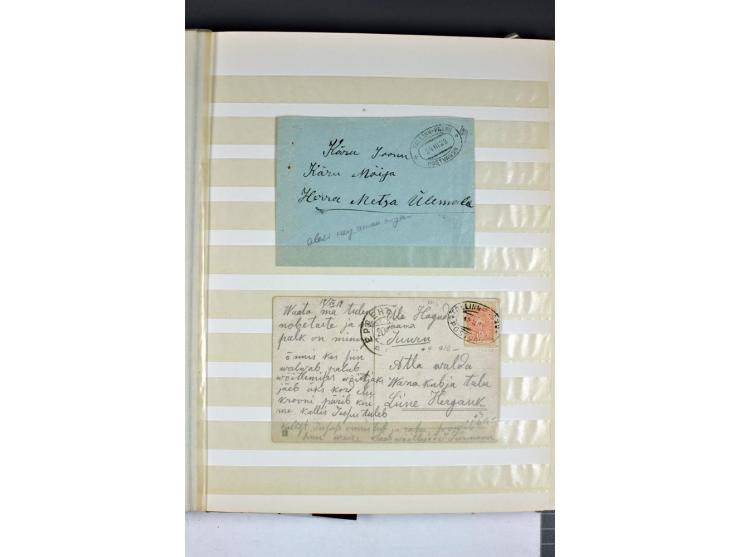  1853/1940, umfangreiche und sehr interessante Sammlung von über 200 Briefe und Karten, dabei u.a. vorphilatelitische Briefe,