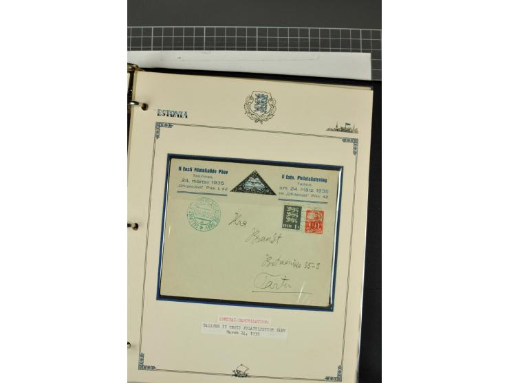  1853/1940, umfangreiche und sehr interessante Sammlung von über 200 Briefe und Karten, dabei u.a. vorphilatelitische Briefe,