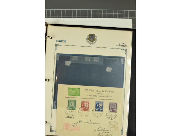  1853/1940, umfangreiche und sehr interessante Sammlung von über 200 Briefe und Karten, dabei u.a. vorphilatelitische Briefe,