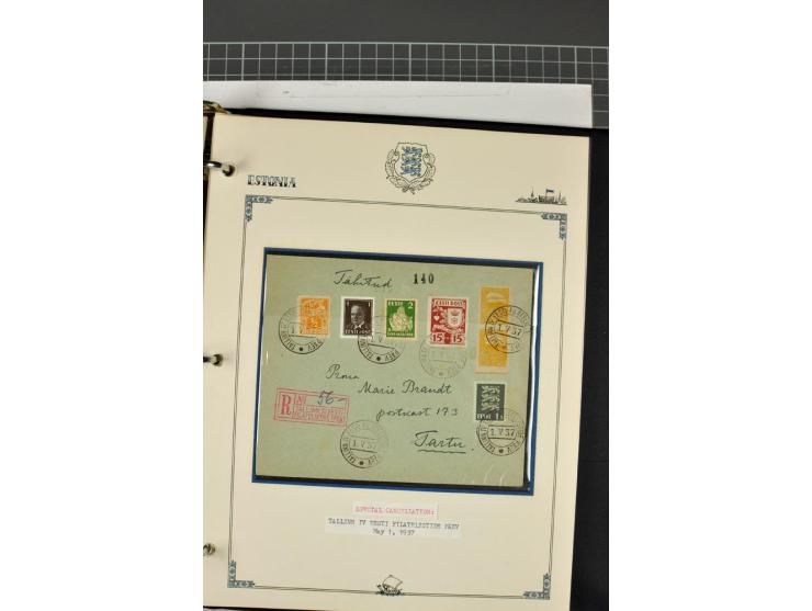  1853/1940, umfangreiche und sehr interessante Sammlung von über 200 Briefe und Karten, dabei u.a. vorphilatelitische Briefe,