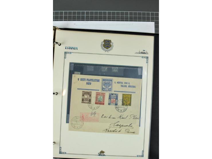  1853/1940, umfangreiche und sehr interessante Sammlung von über 200 Briefe und Karten, dabei u.a. vorphilatelitische Briefe,