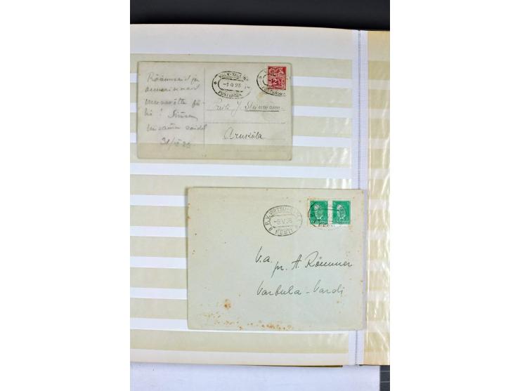  1853/1940, umfangreiche und sehr interessante Sammlung von über 200 Briefe und Karten, dabei u.a. vorphilatelitische Briefe,
