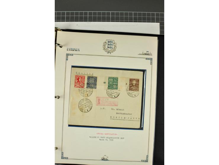  1853/1940, umfangreiche und sehr interessante Sammlung von über 200 Briefe und Karten, dabei u.a. vorphilatelitische Briefe,
