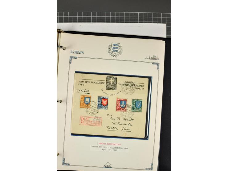  1853/1940, umfangreiche und sehr interessante Sammlung von über 200 Briefe und Karten, dabei u.a. vorphilatelitische Briefe,