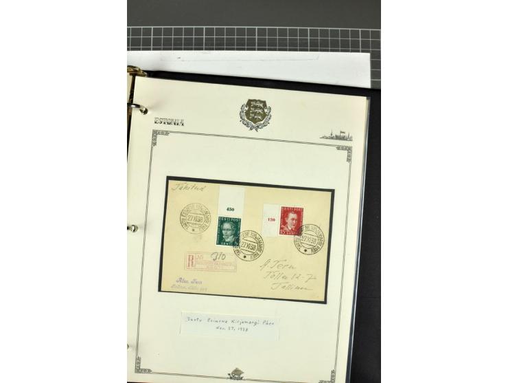  1853/1940, umfangreiche und sehr interessante Sammlung von über 200 Briefe und Karten, dabei u.a. vorphilatelitische Briefe,
