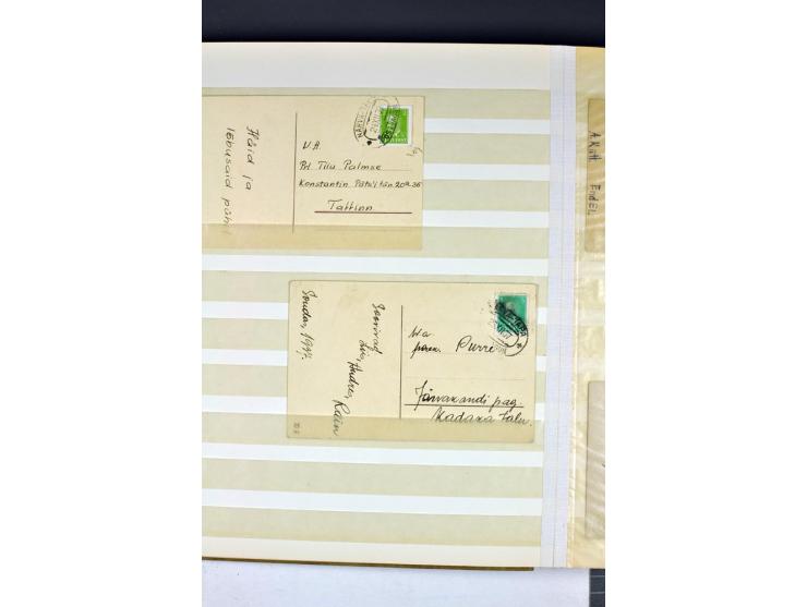  1853/1940, umfangreiche und sehr interessante Sammlung von über 200 Briefe und Karten, dabei u.a. vorphilatelitische Briefe,