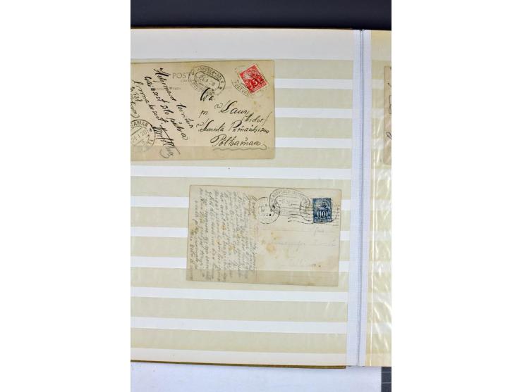 1853/1940, umfangreiche und sehr interessante Sammlung von über 200 Briefe und Karten, dabei u.a. vorphilatelitische Briefe,