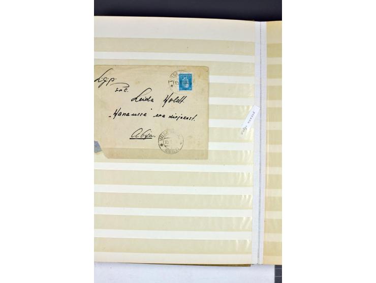  1853/1940, umfangreiche und sehr interessante Sammlung von über 200 Briefe und Karten, dabei u.a. vorphilatelitische Briefe,