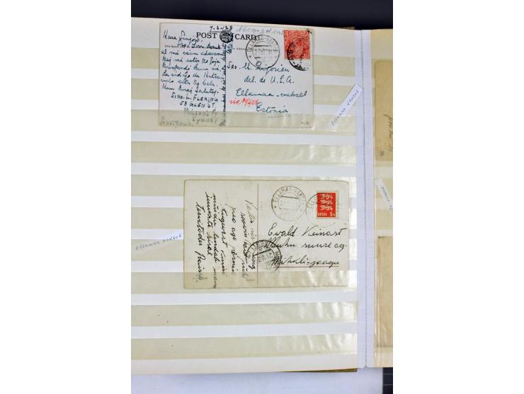  1853/1940, umfangreiche und sehr interessante Sammlung von über 200 Briefe und Karten, dabei u.a. vorphilatelitische Briefe,