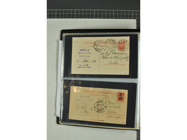  1853/1940, umfangreiche und sehr interessante Sammlung von über 200 Briefe und Karten, dabei u.a. vorphilatelitische Briefe,