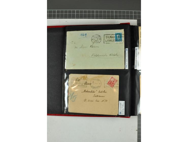  1853/1940, umfangreiche und sehr interessante Sammlung von über 200 Briefe und Karten, dabei u.a. vorphilatelitische Briefe,