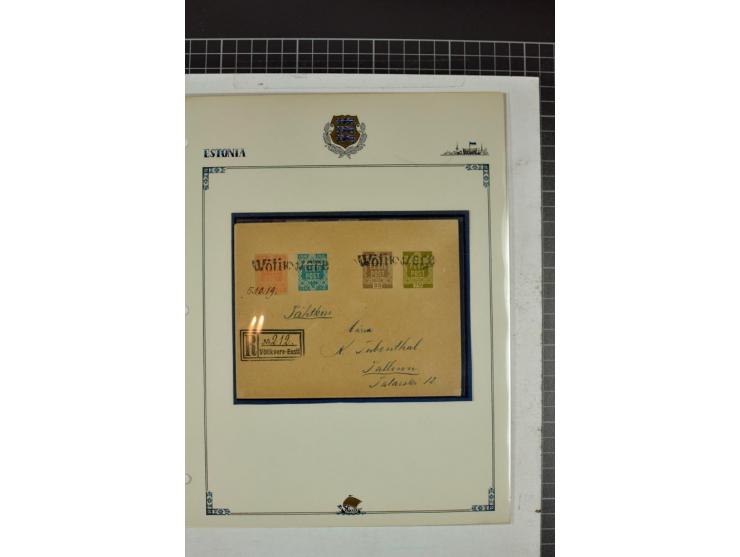  1853/1940, umfangreiche und sehr interessante Sammlung von über 200 Briefe und Karten, dabei u.a. vorphilatelitische Briefe,