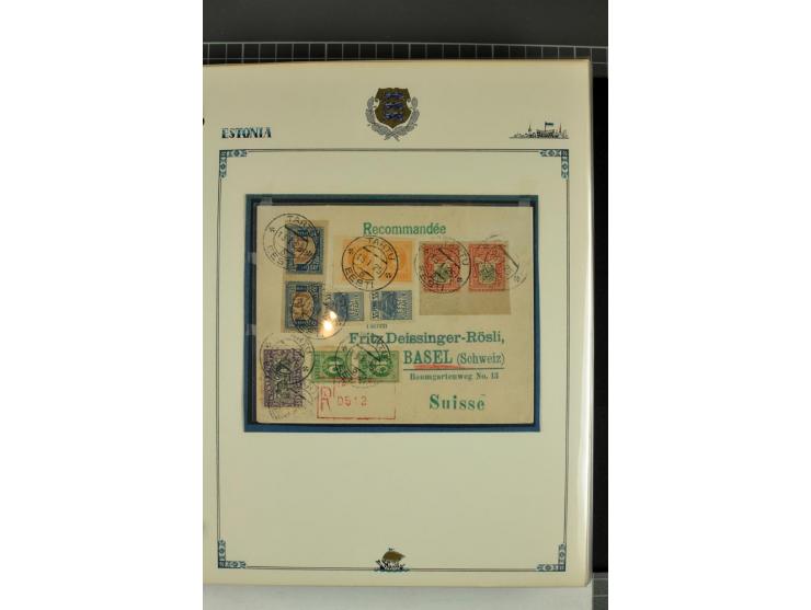  1853/1940, umfangreiche und sehr interessante Sammlung von über 200 Briefe und Karten, dabei u.a. vorphilatelitische Briefe,