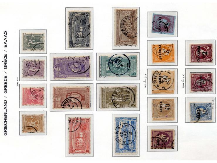1880/1987, ungebrauchte und gestempelte Sammlung mit diversen besseren Werten, dabei Mi.-Nr. 96-107, 118-22 und 144-57 gestem
