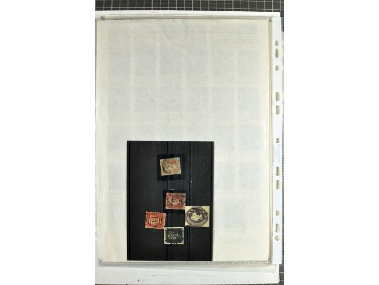 1840/1940 (ca.), ungebrauchte und gestempelte kleine Sammlung in etwas unterschiedlicher Enthaltung, dabei Mi.-Nr. 1 (2) und 