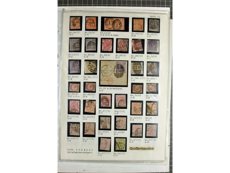 1840/1940 (ca.), ungebrauchte und gestempelte kleine Sammlung in etwas unterschiedlicher Enthaltung, dabei Mi.-Nr. 1 (2) und 