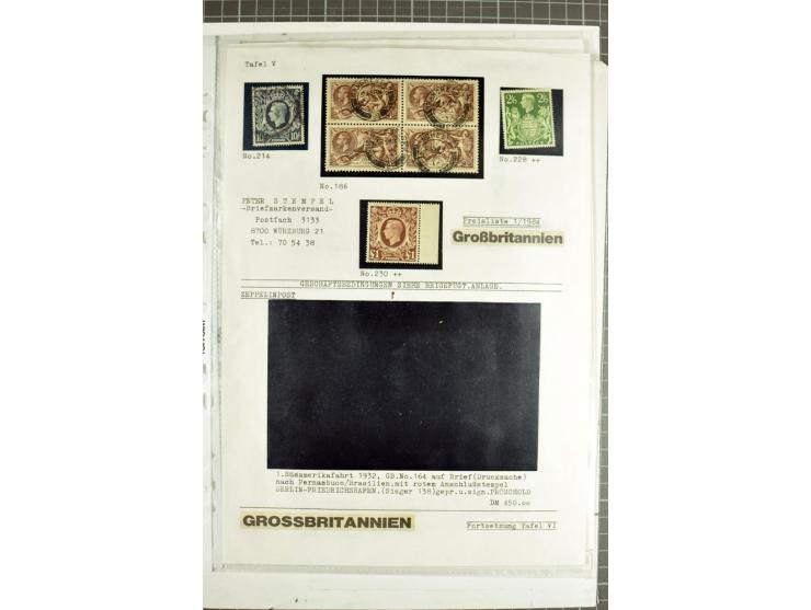 1840/1940 (ca.), ungebrauchte und gestempelte kleine Sammlung in etwas unterschiedlicher Enthaltung, dabei Mi.-Nr. 1 (2) und 