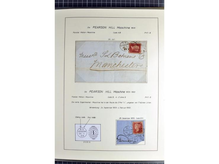 Experimental and Early Machine Postmarks of England 1857-1902, the magnificent International Gold Medal awarded specialised c