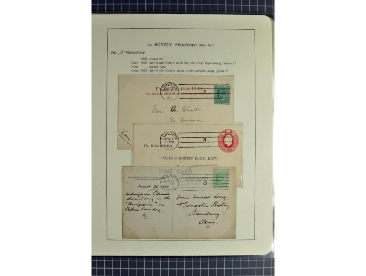 Experimental and Early Machine Postmarks of England 1857-1902, the magnificent International Gold Medal awarded specialised c