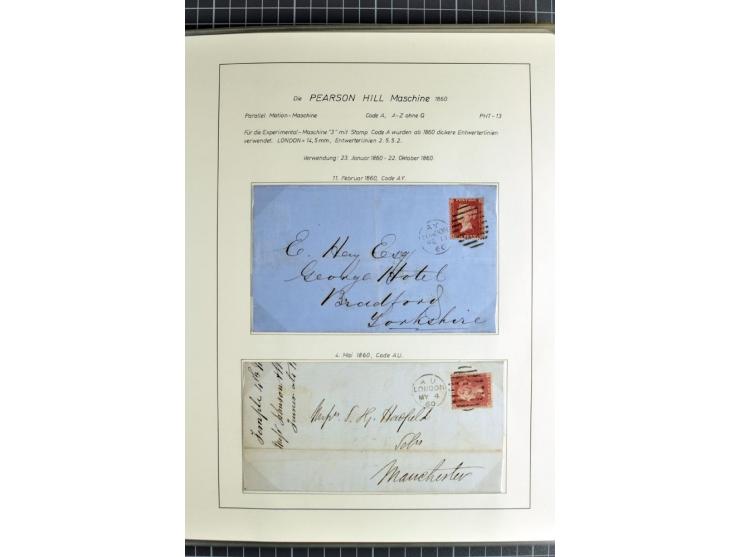 Experimental and Early Machine Postmarks of England 1857-1902, the magnificent International Gold Medal awarded specialised c