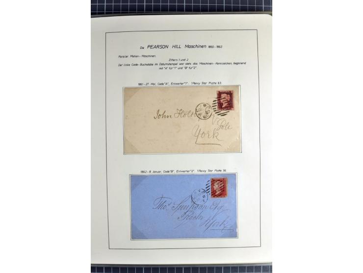 Experimental and Early Machine Postmarks of England 1857-1902, the magnificent International Gold Medal awarded specialised c