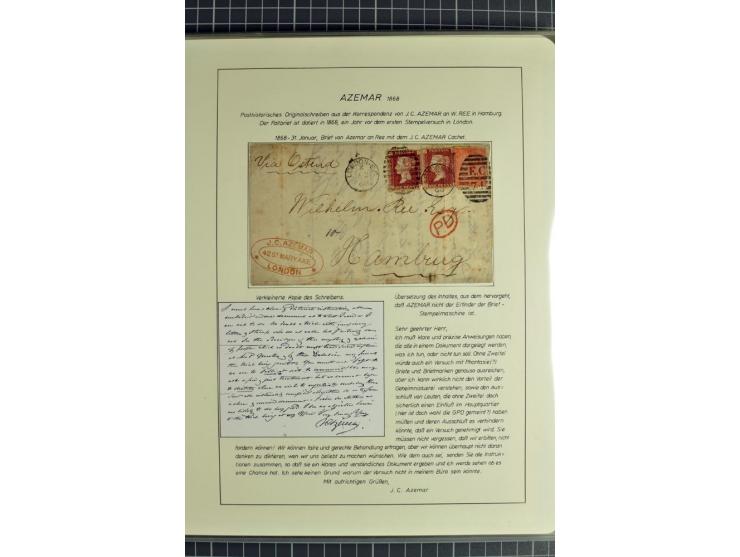 Experimental and Early Machine Postmarks of England 1857-1902, the magnificent International Gold Medal awarded specialised c
