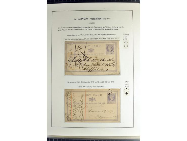 Experimental and Early Machine Postmarks of England 1857-1902, the magnificent International Gold Medal awarded specialised c
