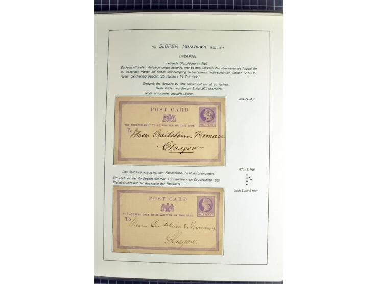 Experimental and Early Machine Postmarks of England 1857-1902, the magnificent International Gold Medal awarded specialised c