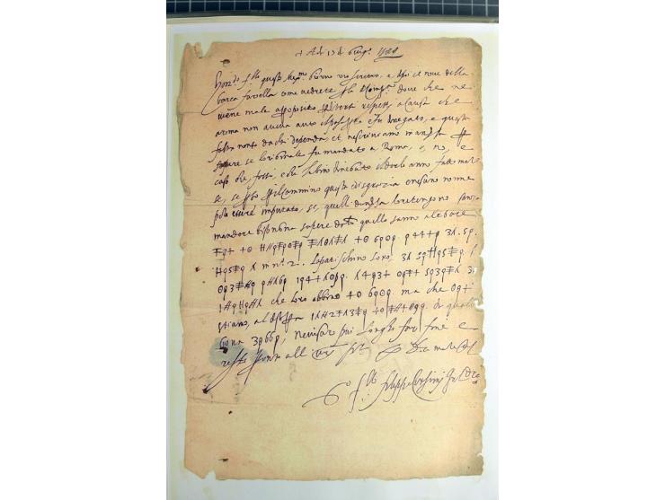 Pre-UPU Foreign Destination Mail: 1584/1875, the fine and valuable 3 volume collection beautifully written up on album pages 